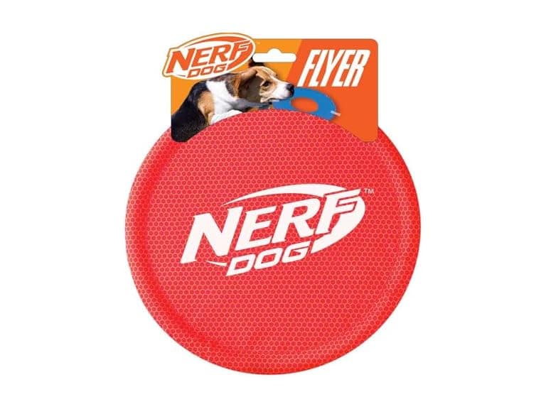 Nerf Dog Nylon Flyer Dog Toy, Flying Disc, Li - Image 1