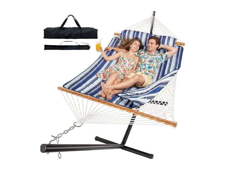 Everyfun Cotton Rope Hammock - Image 1