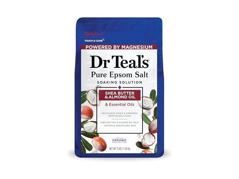 Dr Teal's Epsom Salt Shea & Almond 3lbs - Image 1