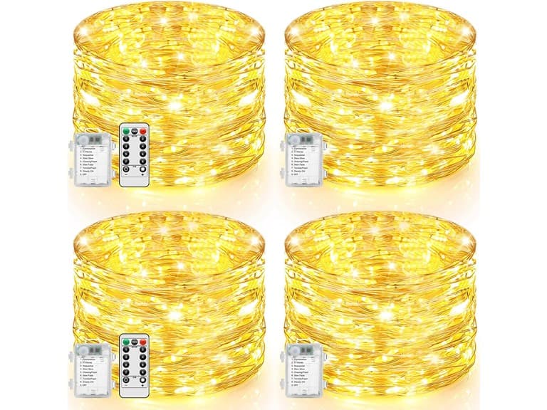 Lakumu Fairy Lights Battery Operated with Timer & Remote - Image 1