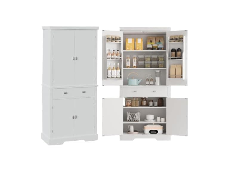 dainslef Kitchen Pantry Storage Cabinet,72 Inch - Image 1