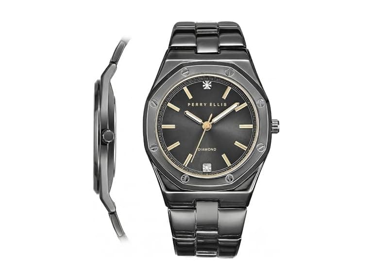 Perry Ellis Ultra Slim Watch Octagon Dial - Image 1