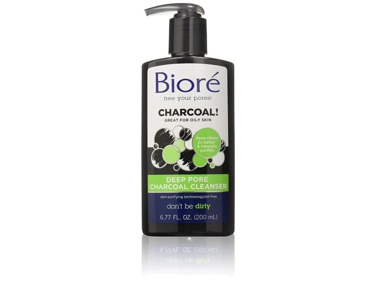 Biore Deep Pore Charcoal Cleanser, 6.77 Oz - Image 1