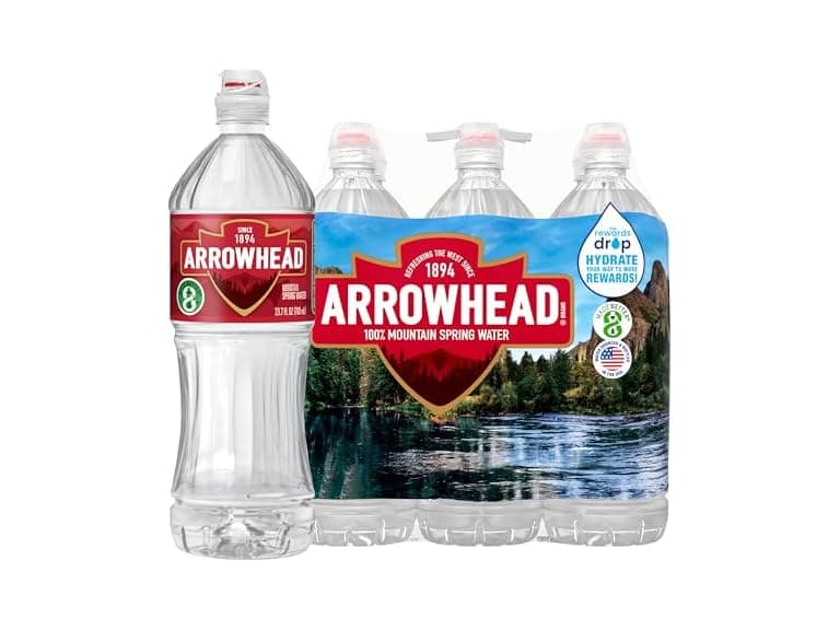 6PK Arrowhead Mountain Spring Water Bottles - Image 1