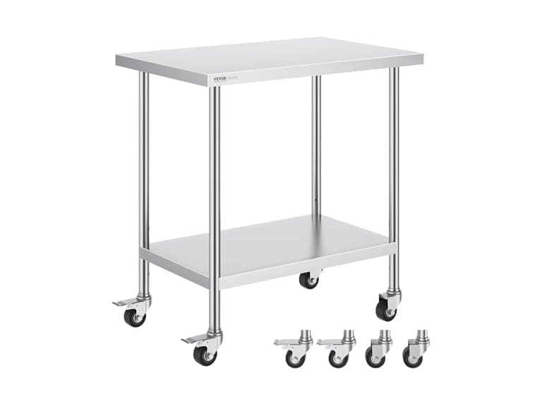 VEVOR Stainless Steel Work Table 24 x 36 x 38 Inch - Image 1