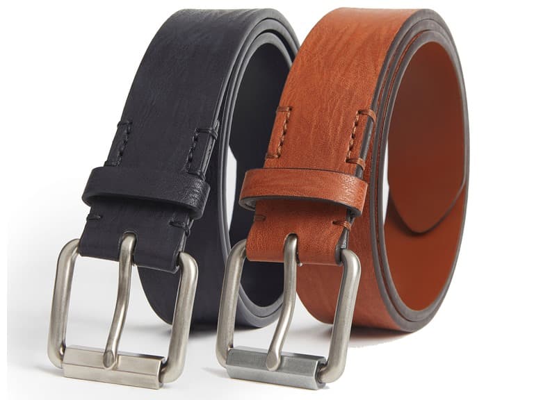 G.B. Rugged Leather Casual Belt - Image 1