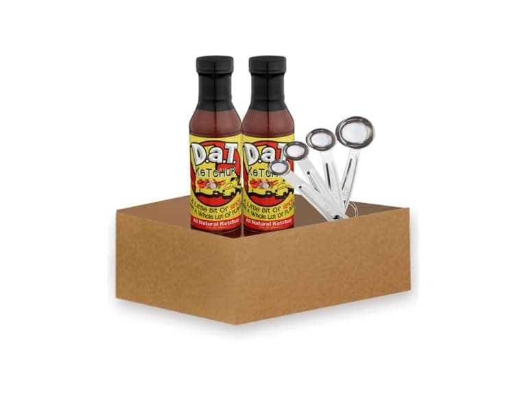 3 Items- Dat Sauce Ketchup & Measuring Spoons - Image 1