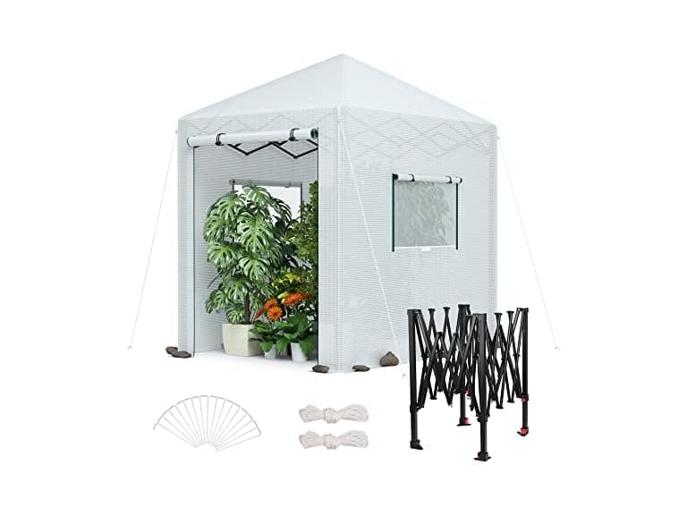 WORKPRO WORKPRO Greenhouse, 94" x70" x98" Blue - Image 1