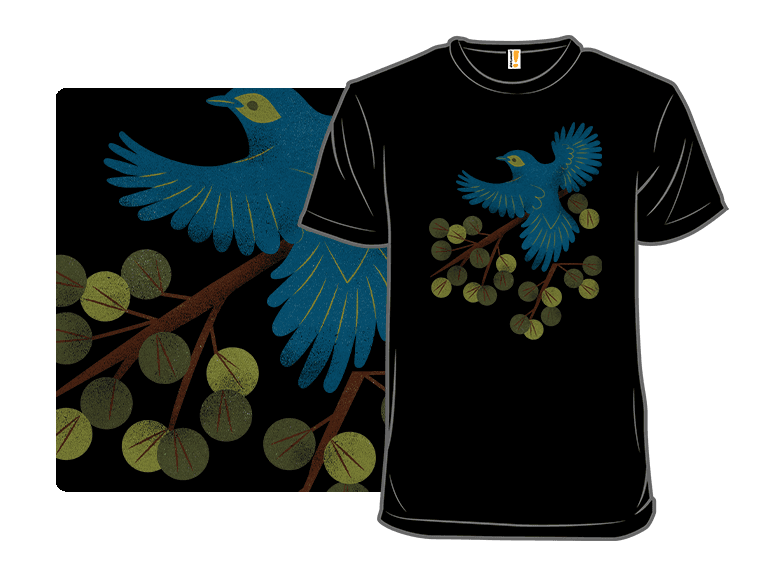 Bird perched on the branch