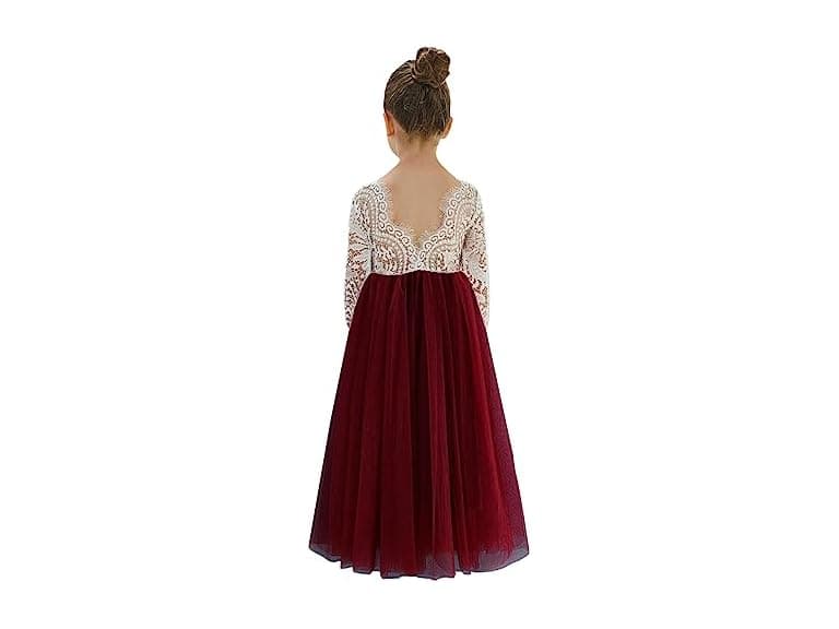 2Bunnies Women (3T) Girl Peony Lace Back Dress - Image 1