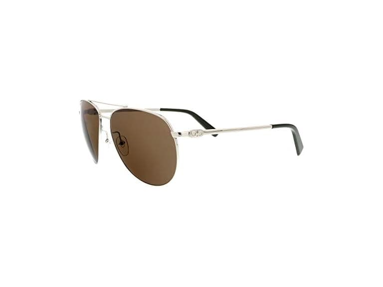 Ferragamo Unisex SF157S 045 Sunglasses Silver - Image 1