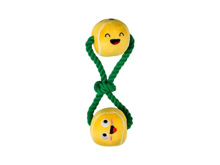 Fringe Studio Plush Dog Toy with Rope - Image 1