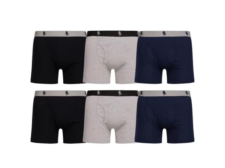6 Pack: Men's Boxer Briefs (S-XXL) - Image 1