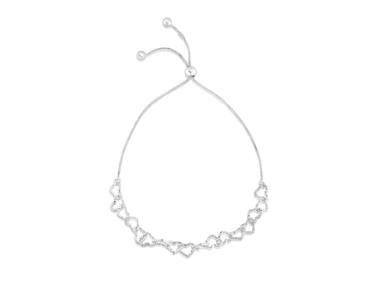 Yeidid Italian Heart Link Bolo Bracelet - Image 1