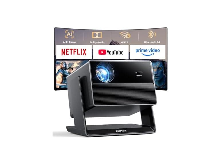 ELEPHAS Smart 4K Projector with WiFi