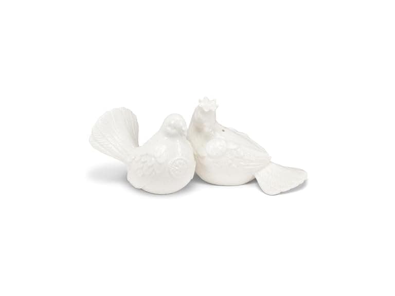 Abbott Collection Dove with Crown Salt & Pepper Shaker - Image 1