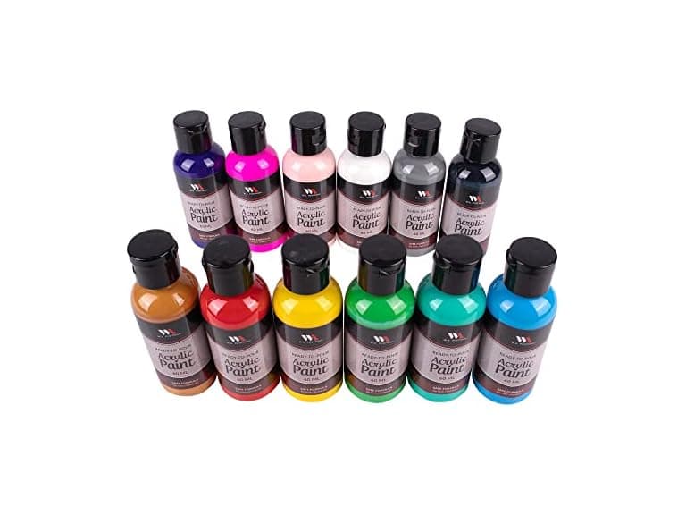 12PC Acrylic Pouring Paint Set - Image 1