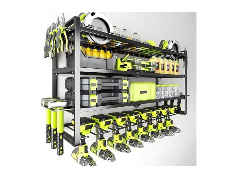 Garage Storage Cordless Tool Organizer - Image 1