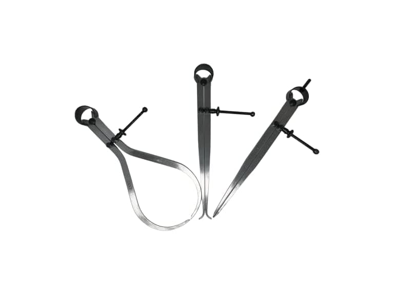 EXXO 3pc 8" Spring Caliper Divider Set - Image 1