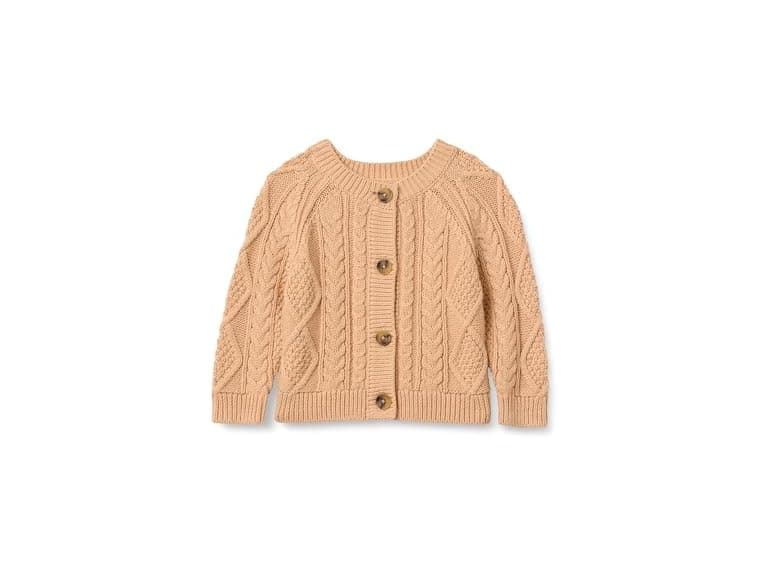 Amazon Essentials x Sofia Grainge Unisex Babies Cable Knit Cardigan - Image 1