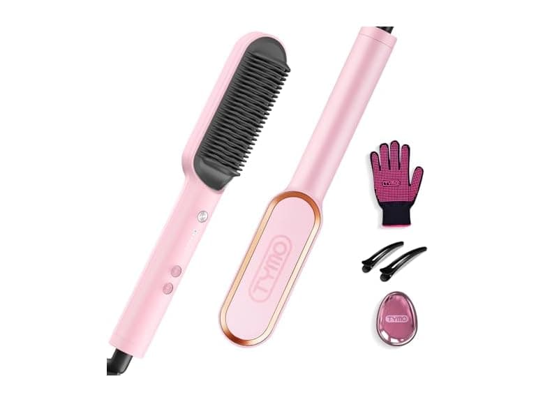 TYMO Ring Hair Straightener Comb Straightening Brush - Image 1