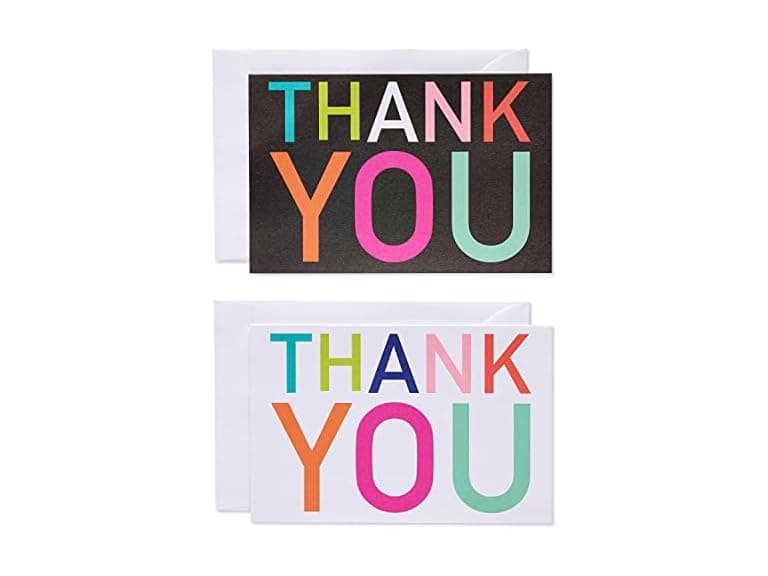 American Greetings Thank You Cards with Envelopes - Image 1