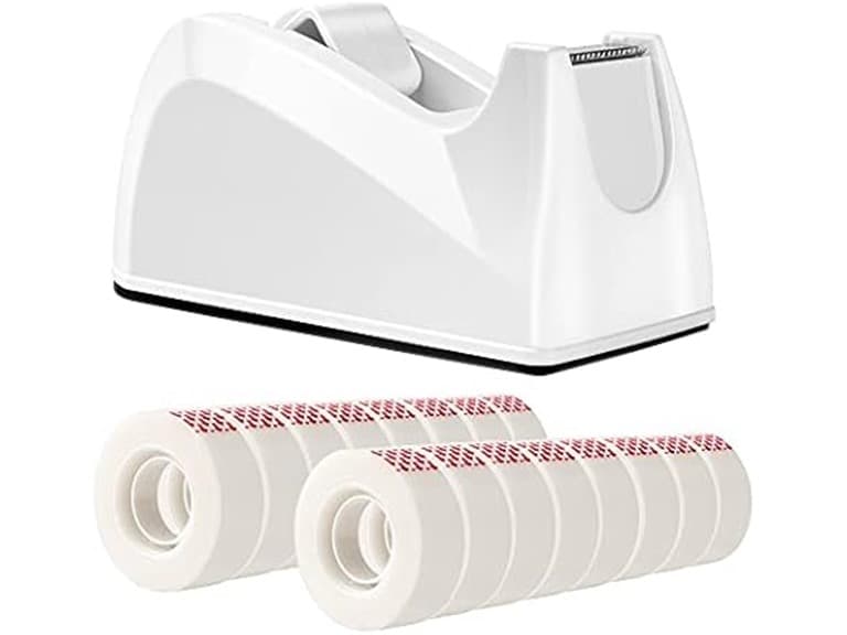 Amazon Basics Tape Dispenser with Refill Rolls - 3/4" x 1300" - Image 1