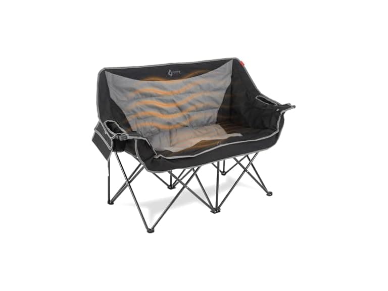 ARROWHEAD OUTDOOR 57" Wide Duo Heated Loveseat - Image 1
