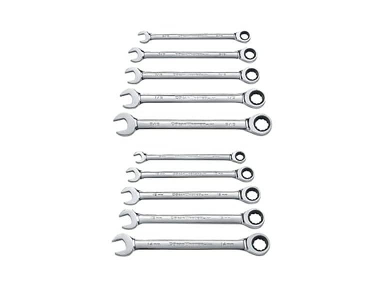 Gearwrench 9418 10 PC SAE/Metric Wrenches - Image 1