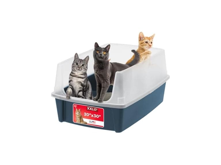 IRIS USA Extra Large Litter Box XXL Open Top  - Image 1