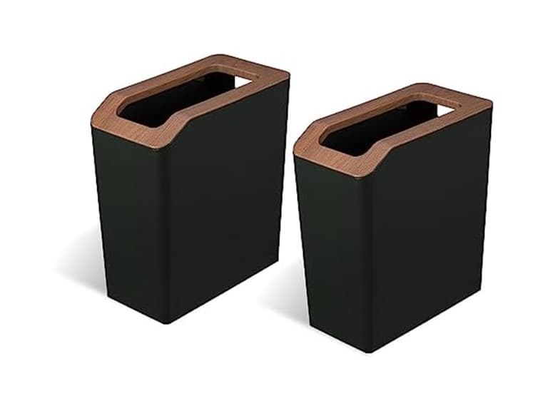 2.1 Gallon Small Trash Can, 2-Pack - Image 1