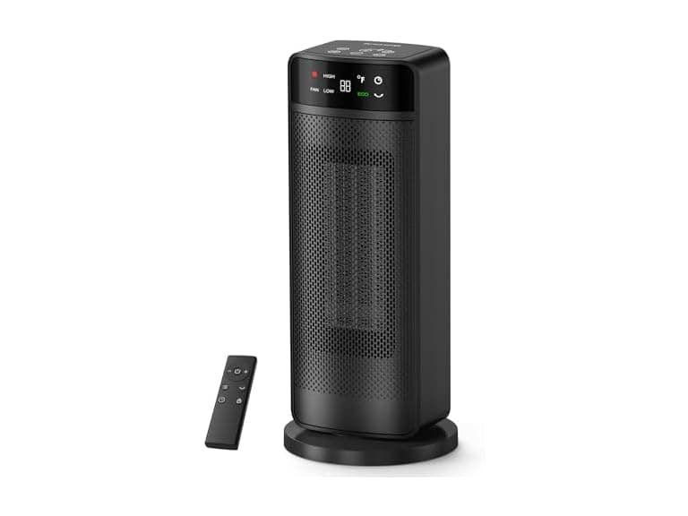 1500W PTC Ceramic Space Heater w/Remote - Image 1