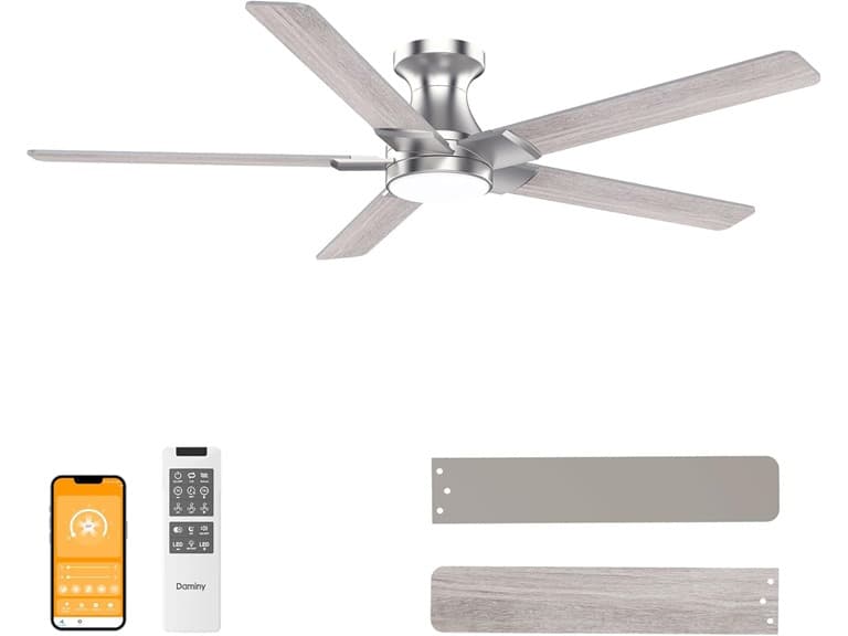 DAMINY Ceiling Fan | 52 in Modern - Image 1