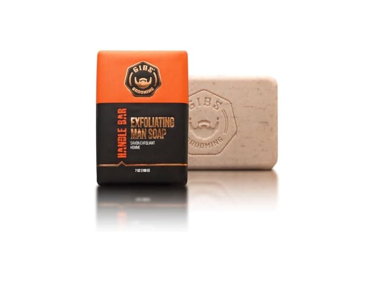 GIBS Handle Bar Exfoliating Citrus Bar Soap 7 oz - Image 1