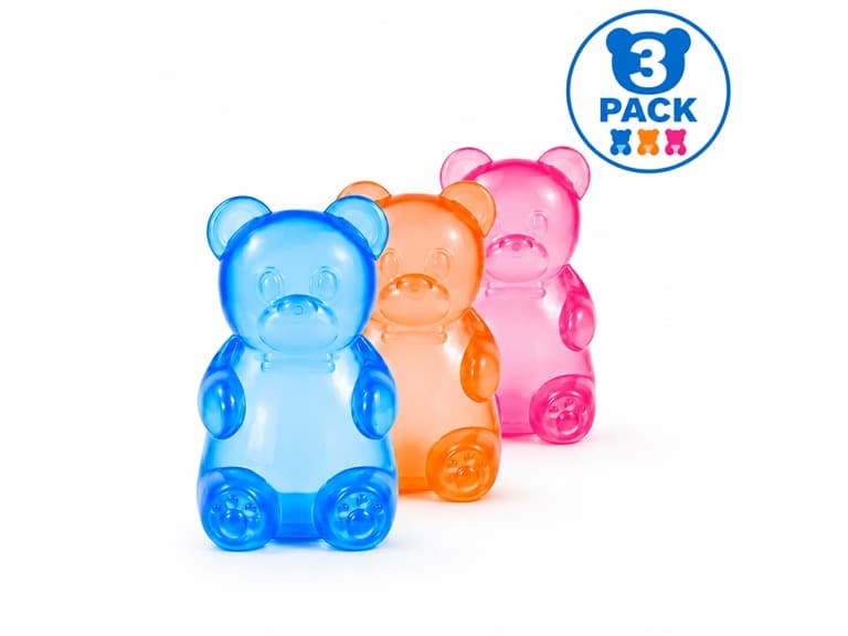 Twilight Squishy Sensory Toys Gummy Bear, 3PK - Image 1
