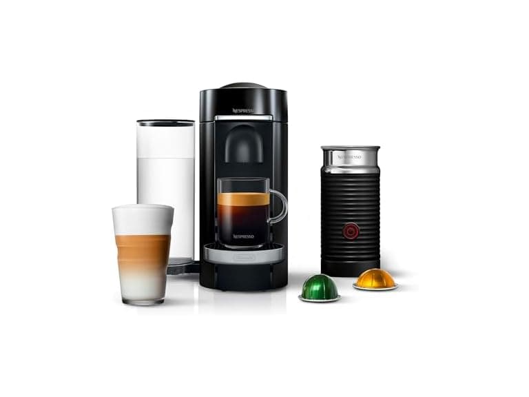 Nespresso VertuoPlus Deluxe Coffee and Espresso Machine Bundle - Image 1