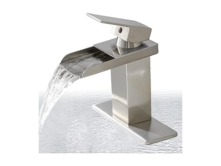BATHLAVISH Waterfall Bathroom Sink Faucet - Image 1
