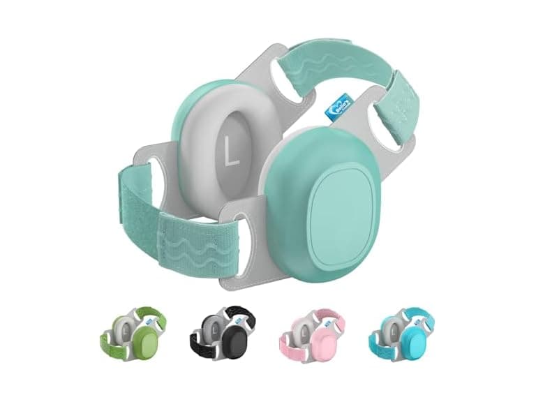 Bella's Friends Baby Ear Protection, Sage Green - Image 1