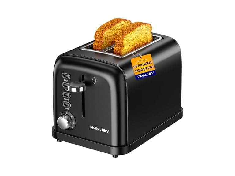 2 Slice Toaster with Extra Wide Slots - Image 1