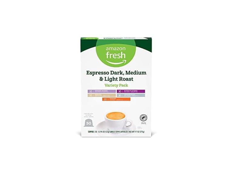 50ct Amazon Fresh Espresso Dark, Medium & Light - Image 1
