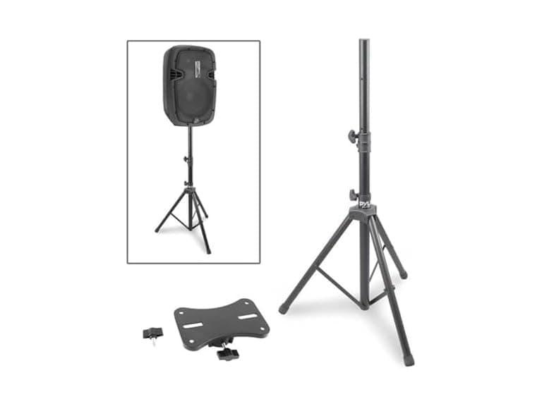 Pyle 2-Pk Adjustable Tripod Speaker Stands