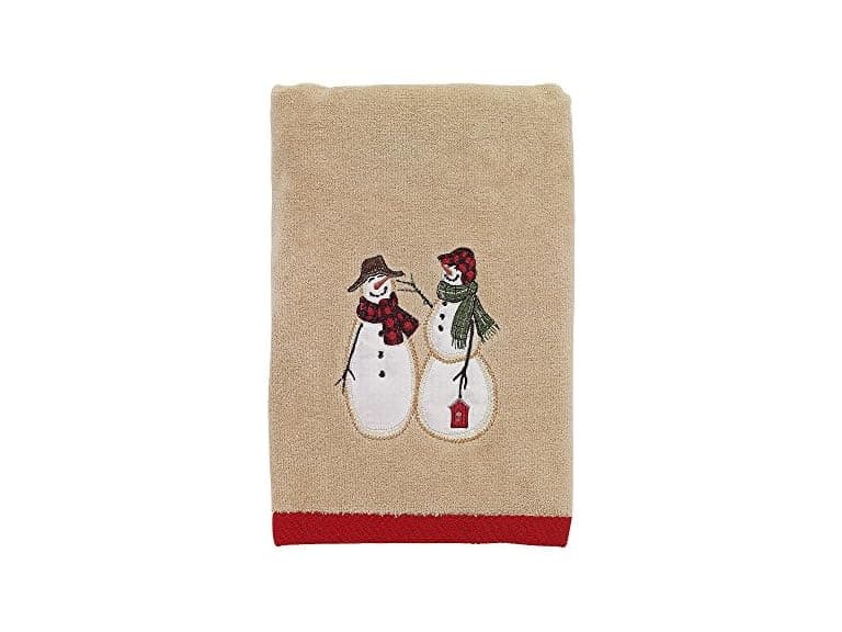 Avanti Linens - Hand Towel, Snowman - Image 1