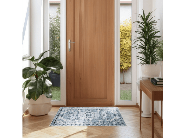 Kathy Ireland Soft Brushed Flannel Washable Accent Rug - Image 1