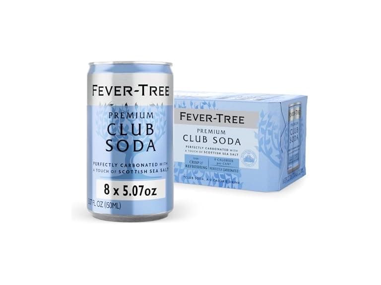 8PK Fever-Tree Club Soda – Premium Zero Cal - Image 1