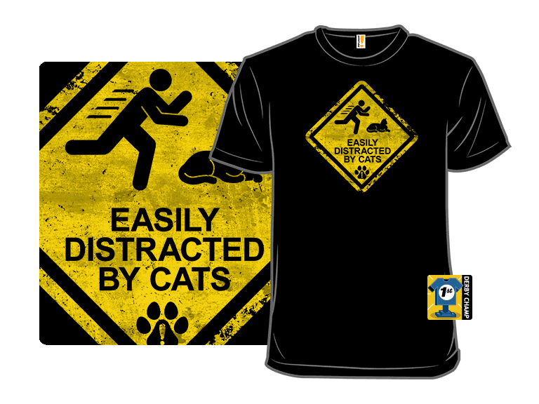 Cat Distraction Warning - Image 1