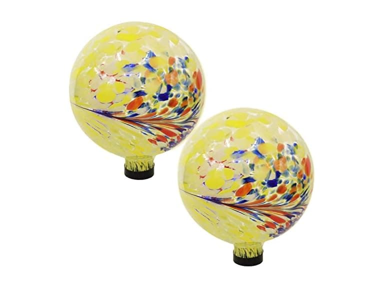 Sunnydaze 10-Inch Gazing Ball for Garden Set of 2 - Image 1