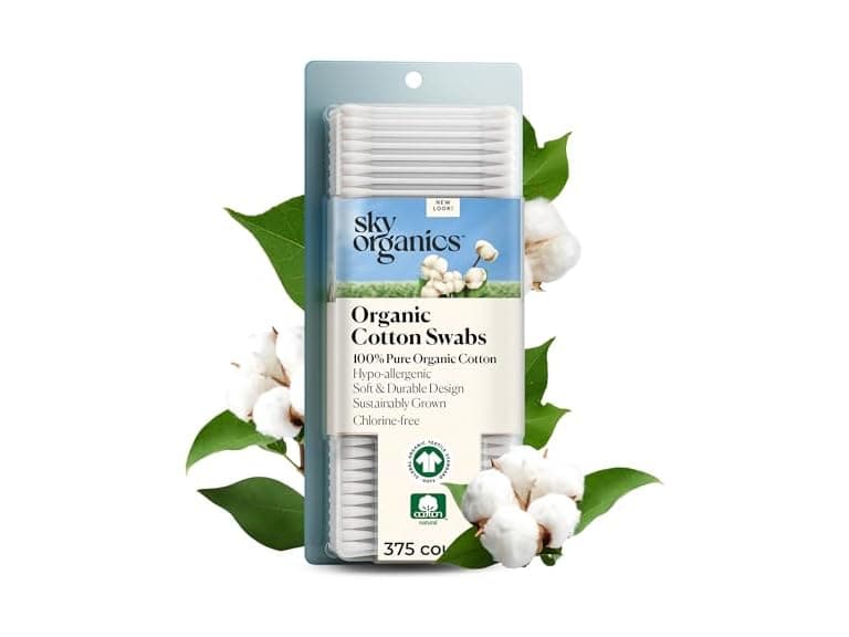 Sky Organics - Organic Cotton Swabs - Image 1