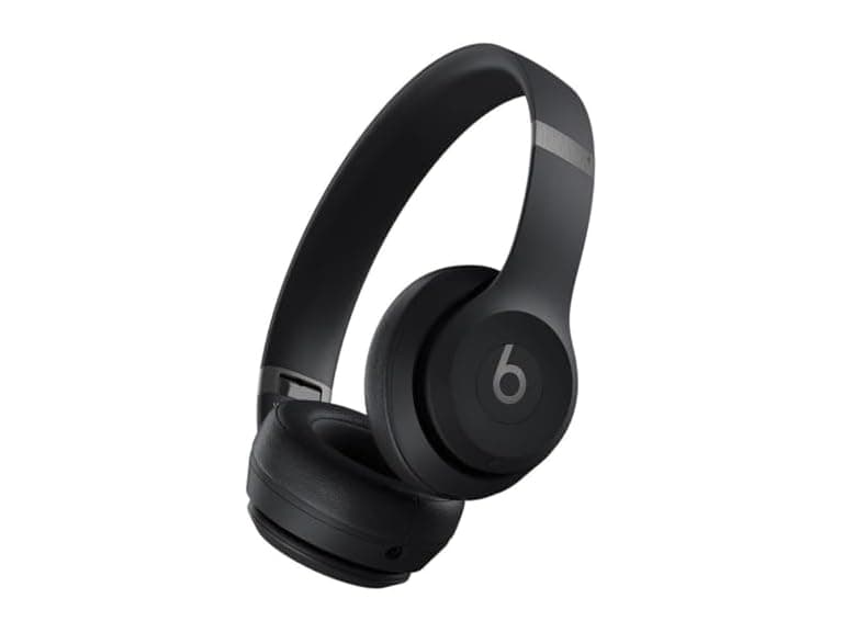 Beats Solo 4 - Wireless Bluetooth On-Ear Headphones, Apple & Android Compatible, Up to 50 Hours of Battery Life - Matte Black (Renewed) - Image 1