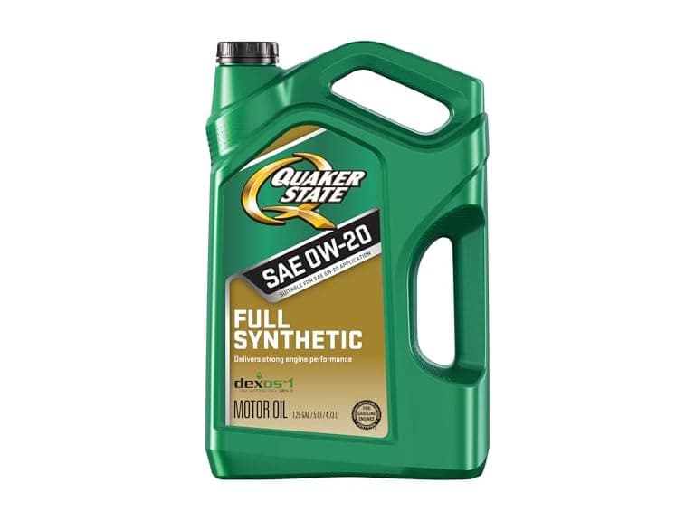 Quaker State 0W-20 Synthetic Oil 5 Quart - Image 1