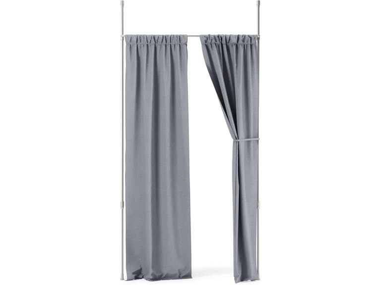 Umbra Anywhere Curtain Rod Nickel - Image 1